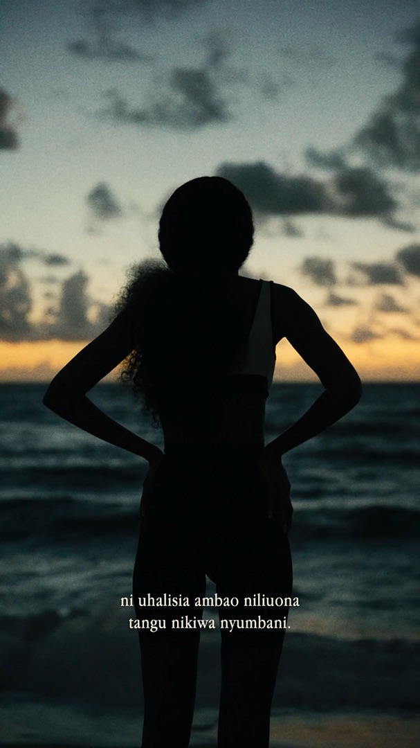 Silhouette at sunrise on the beach — Cecilia Godfrey 6AM